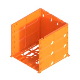 Render of MODULITH 185 Case - 2W-3H
